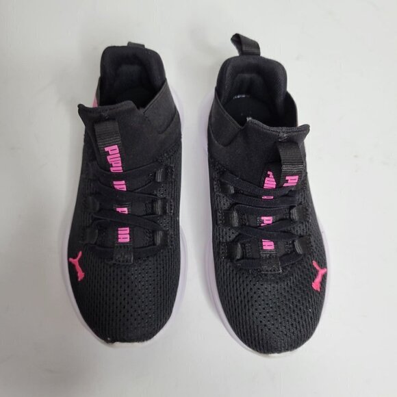 PUMA Black and Pink Toddler Girl Sneakers Size 12C - Picture 3 of 11